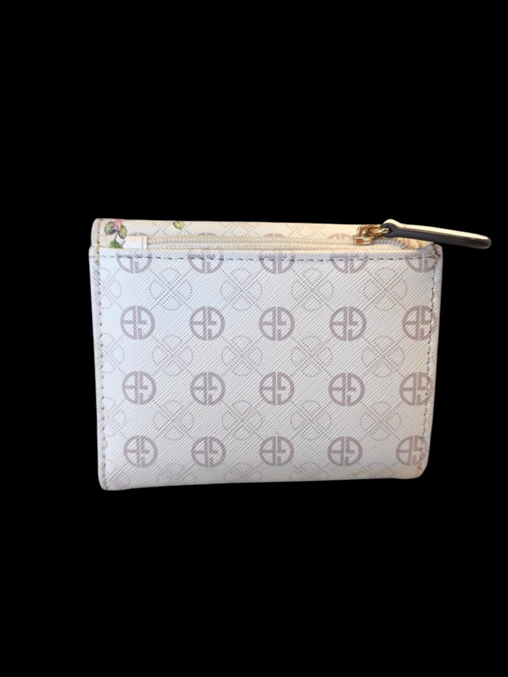 Tri-fold Women's Floral Pattern Wallet by Giani Bernini EUC - Picture 2 of 5